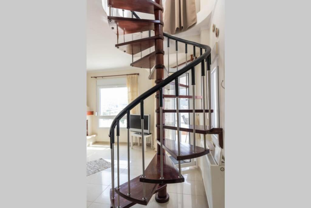 Port View House-Comfy Family Apartment-Panoramic View Néa Péramos Екстериор снимка