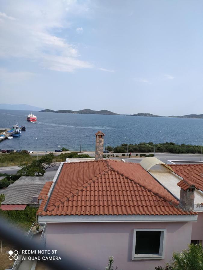Port View House-Comfy Family Apartment-Panoramic View Néa Péramos Екстериор снимка